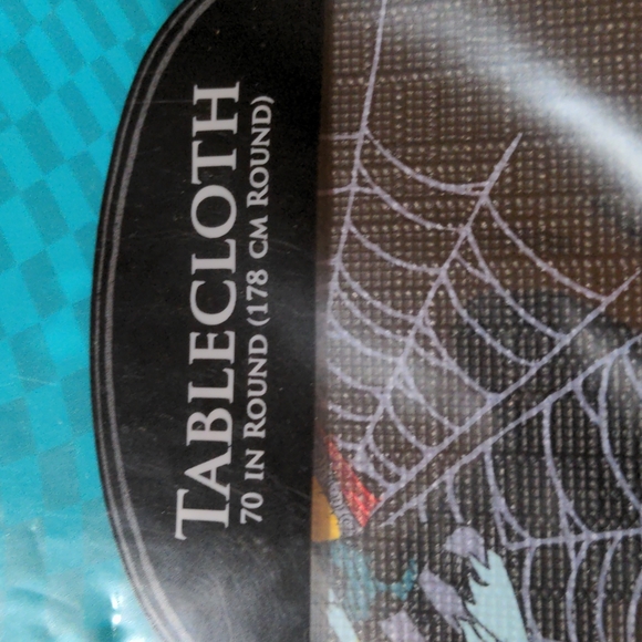 Disney Dining Nwt The Nightmare Before Christmas Round Tablecloth 7